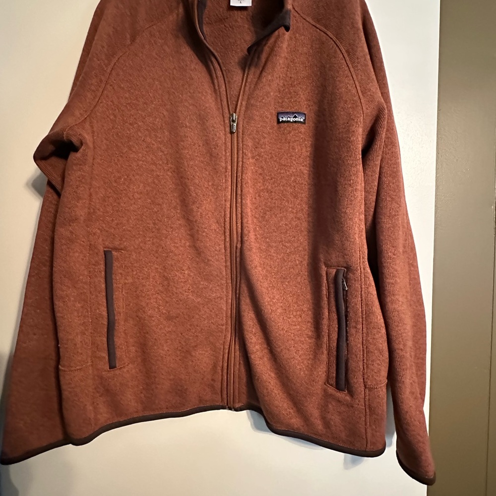 Patagonia Rust Zip-Up Jacket